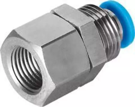 Festo QSSF-3/8-10 Bulkhead Connector Pipe Fitting (153169) 