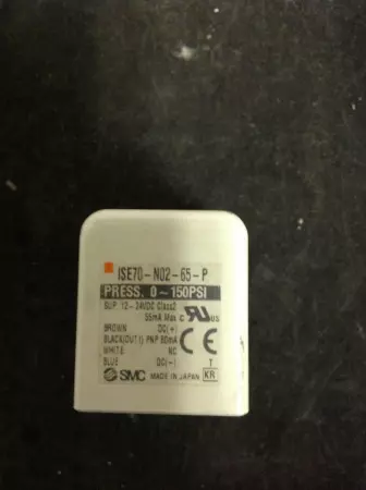  SMC ISE70-N02-65P Pressure Sensor Switch TESTED 