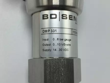 BD Sensors DMP-331 110-6001-3-3-100 Pressure Transmitter 