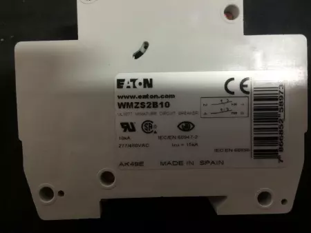 NEW Eaton WMZS2B10 0A Miniature Circuit Breaker 