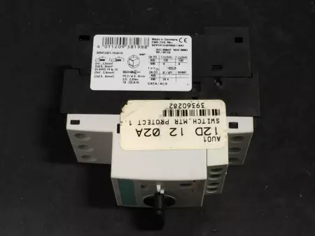 Siemens 3RV1021-1BA15 Motor Controller 1.4-2 Amp 