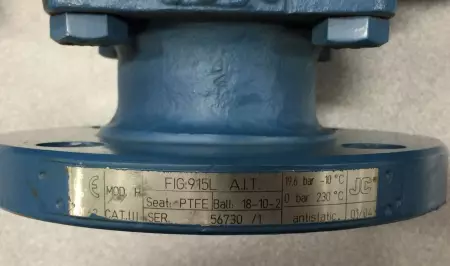 JC Trueline FIG915L 3-Way Ball Valve 2