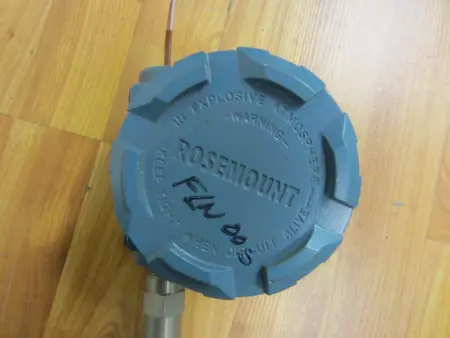 ROSEMOUNT 00444-0025-0008 REV.P TEMPERATURE TRANSMITTER 45VDC/4-20MA 