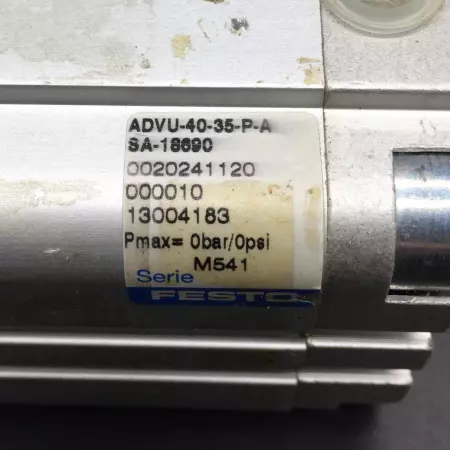  Festo ADVU-40-35-P-A Pneumatic Cylinder TESTED 