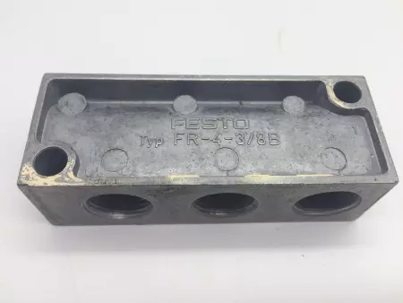  FESTO FR-4-3/8B FESTO DISTRIBUTOR BLOCK P/N FR-4-3/8B 