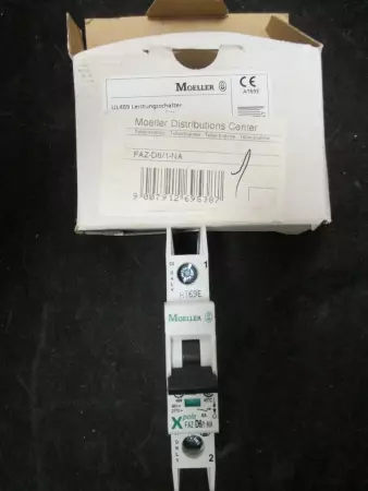 NEW Moeller FAZ-D6/1-NA 1-Pole Circuit Breaker 