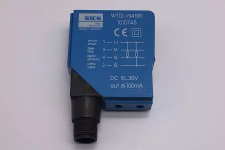 NEW Sick WT12-N4581 Photoelectric Proximity Sensor 10-30VDC 