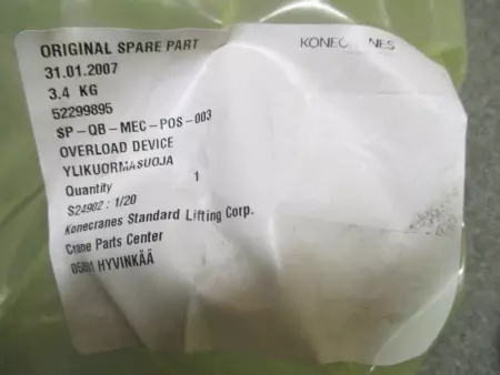  Konecranes SP-QB-MEC-POS-003 Overload Device 