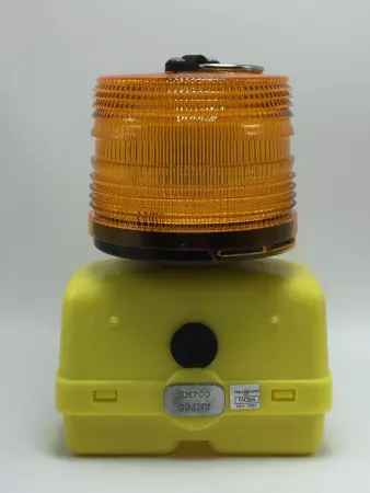 FEDERAL SIGNAL BPL26 WARNING LIGHT AMBER 