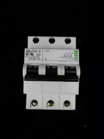 Moeller Electric FAZN-C6-3 Circuit Breaker 