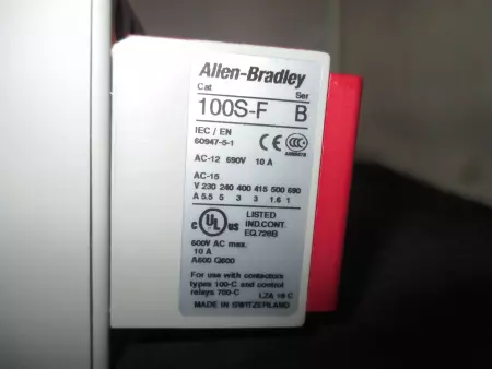NEW ALLEN BRADLEY 100S-C30KP14C 3 POLE SAFETY CONTACTOR 