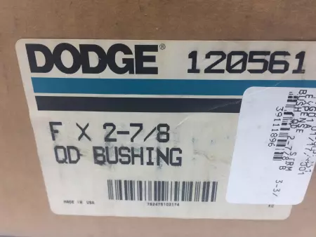 NEW Dodge 120561 QD Bushing 2-7/8