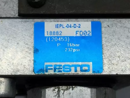 Festo IEPR-04-D-2 Manifold Valve Assembly 