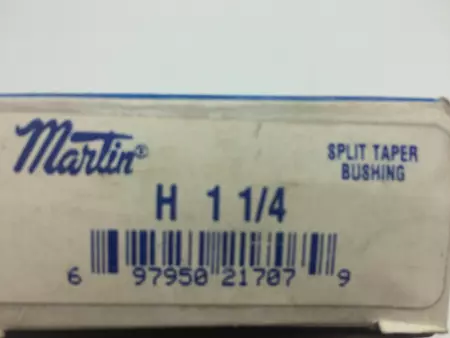 NEW Martin H 1-1/4 Split Taper Bushing 1 1/4