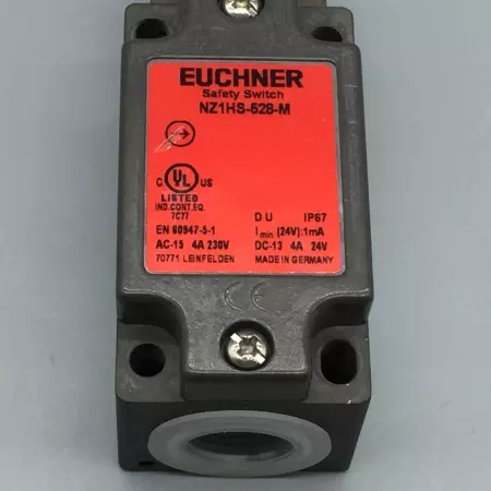 NEW EUCHNER NZ1HS-528-M SAFETY LIMIT SWITCH W/LEVER 24VDC TESTED 