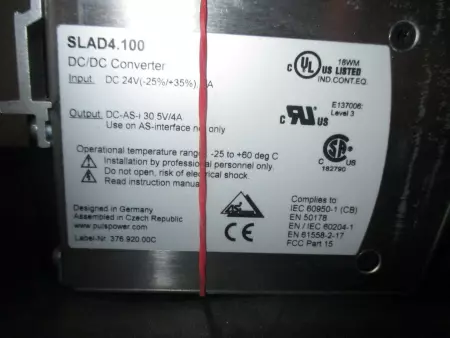 Puls SLAD4.100 Power Supply DC/DC Converter 30.5V 4A 