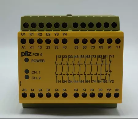  Pilz 774150 PZE 9 Safety Relay Switch 24VDC 