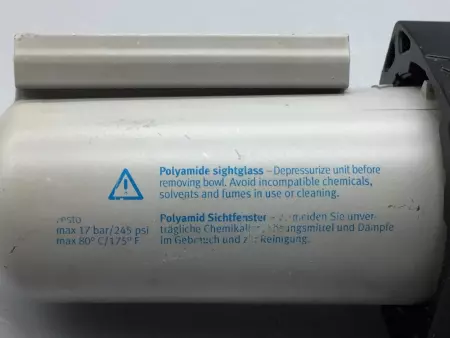  FESTO LFM-M3-G1/2-BU 182810 COALESCING FILTER 1/2