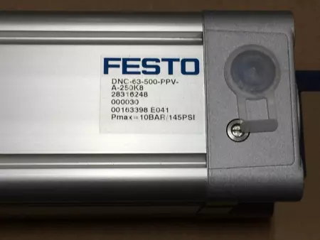 Festo DNC-63-500-PPV-A-250K8 Pneumatic Cylinder 63mm Bore 160mm Stroke 