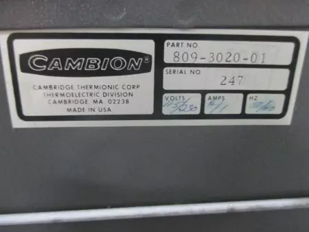 Cambridge Thermionic Co. 809-3020-01 Cambion® Bipolar Temperature Controller 