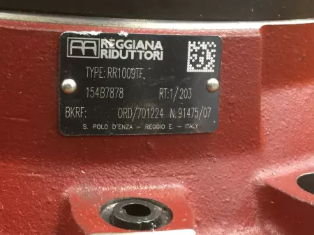 Reggiana Riduttori 154B7878 Gearbox, Ratio 1:203 