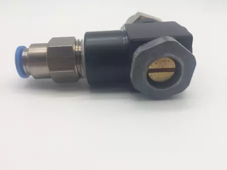  Numatics 3FCRG Right Angle Flow Control Valve 3/8