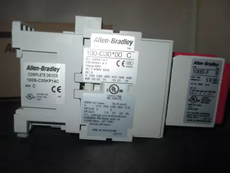 NEW ALLEN BRADLEY 100S-C30KP14C 3 POLE SAFETY CONTACTOR 