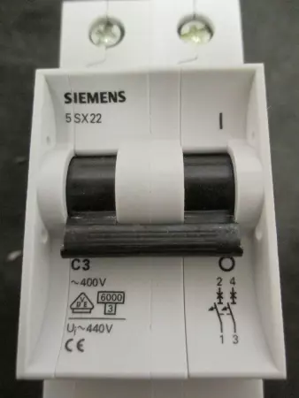 Siemens 5SX2 203-7 Circuit Breaker 