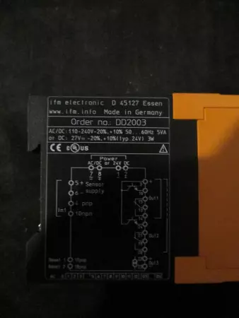  IFM Electronic DD2003 Power Supply Monitor 