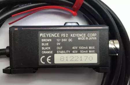 Keyence FS2-60 Fiber Amplifier Sensor 12-24VDC 