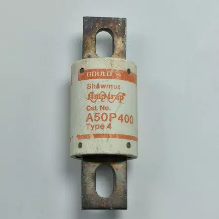 Gould Shawmut A50P400 Amp-Trap Fuse, Type 4, 500VAC 450VDC 400Amp 