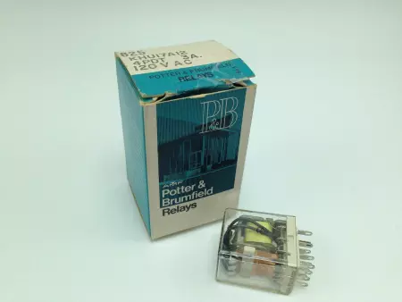 NEW Potter & Brumfield KHU17A12 Relay, 14-Pin, 3Amp, 120VAC 