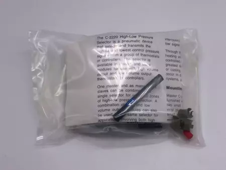 JOHNSON CONTROLS C-2220-13 PRESSURE SELECTOR MASTER UNIT 