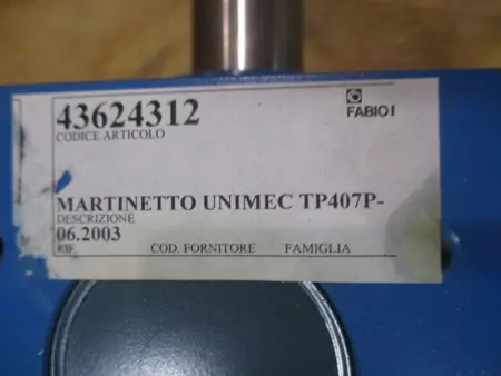 Unimec MTP407 Screw Jack, 10:1 Ratio 