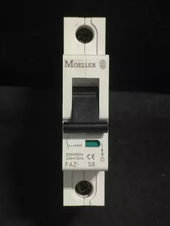 NEW MOELLER FAZ-S6 CIRCUIT BREAKER 6A 