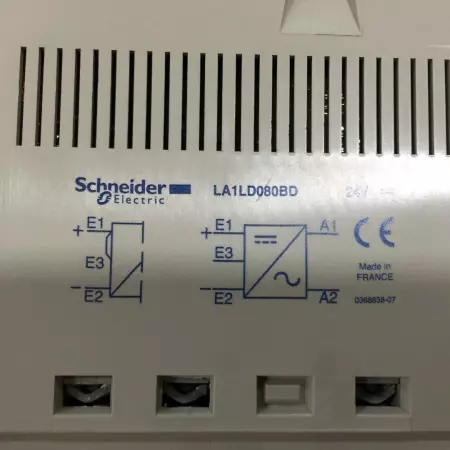 TELEMECANIQUE LD4-LD130BD & LB1-LD03M53 STARTER W/INTEGRAL STARTER OVERLOAD 