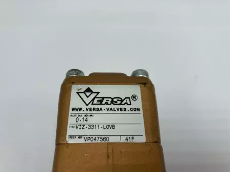 Versa VIZ-3311-LOVB Lock Out Valve 