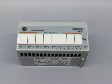 ALLEN BRADLEY 1794-IE8 FLEX I/O ANALOG INPUT MODULE 24VDC, SERIES B 