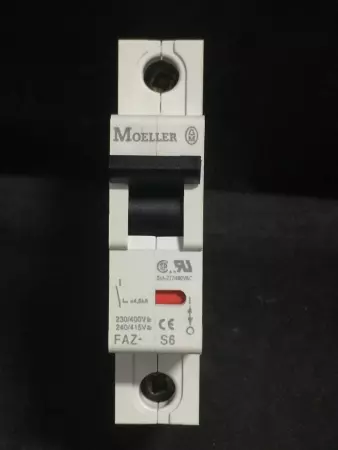 NEW MOELLER FAZ-S6 CIRCUIT BREAKER 6A 