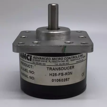  AMCI H25-FS-R3N Transducer 5 Khz, Side Connector 