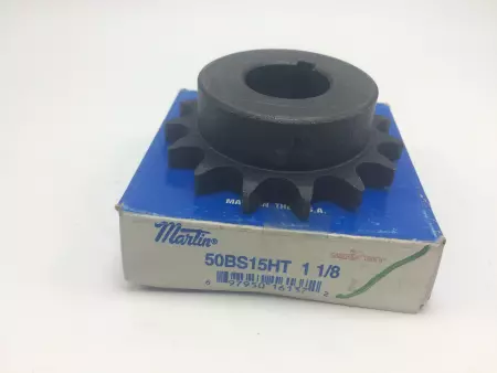 NEW Martin 50BS15HT 1-1/8 Saber Finished Bore Sprocket 