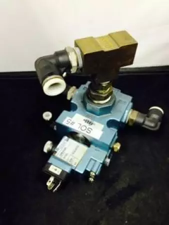 Mac 130B-614JC Mac Solenoid Valve 24VDC 8.5 Watt Locking Extended - 130B-614JC 