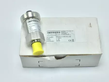 Impress 110-6001-3-3-M00-300-1-000 Pressure Transmitter, 0-10VDC  0-6 Bar 