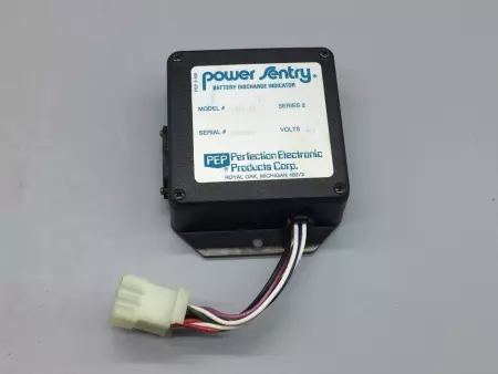 PEP PERFECTION ELECTRONIC PRODUCTS S48-M POWER SENTRY BATTERY DISCHARGE INDICATOR 