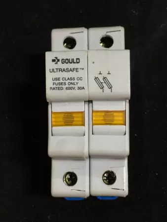  Gould USCC2I Ultrasafe™ Fuse Holder 30Amp  600VAC Class CC Fuses 