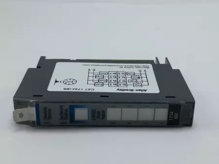 ALLEN BRADLEY 1734-IB8 SER. D INPUT MODULE 24VDC 8 CHAN SINK TESTED/EXCELLENT 