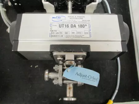 Max-Air Technology UT16 DA 180 Valve Actuator W/Control Switch & Valve Assy 