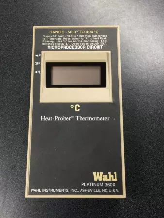 WAHL 360X MICROPROCESSOR CIRCUIT HEAT-PROBER THERMOMETER 