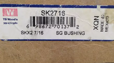 WOODS SK2716 SK Bushing, 2.4375 in Bore, 