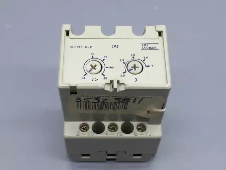  Telemecanique LB1-LC03M08 Overcurrent Protection Module 2.5 to 4Amp 